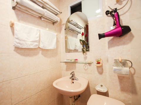 Superior Double Room | Bathroom | Shower, free toiletries, hair dryer, slippers