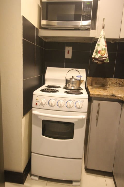 Apartment | Private kitchen | Fridge, microwave, oven, stovetop