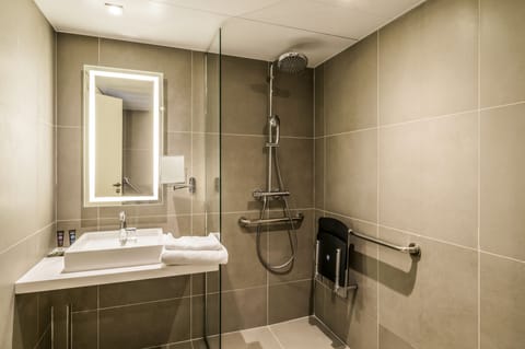 Premium bedding, memory foam beds, in-room safe, desk