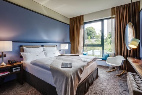 Double Room (George S) | Premium bedding, minibar, in-room safe, individually decorated