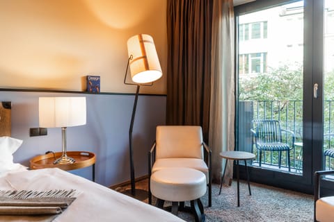 Double Room (George M) | Premium bedding, minibar, in-room safe, individually decorated