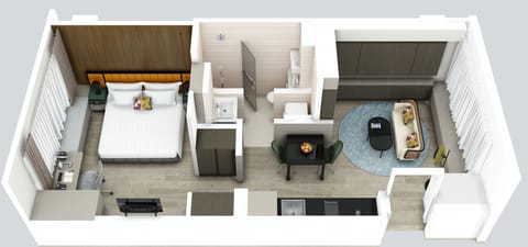 Deluxe Suite, 1 Bedroom | Floor plan