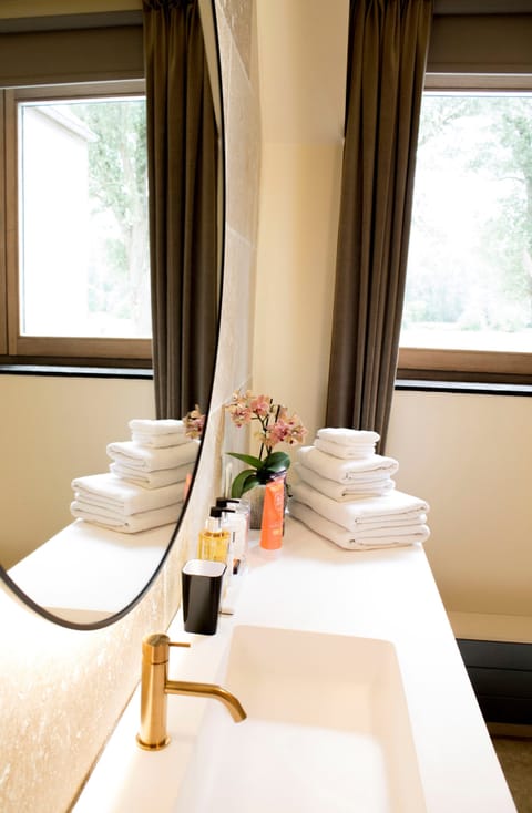 Deluxe Double Room | Bathroom | Shower, free toiletries, hair dryer, towels