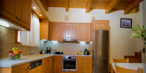 Villa | Private kitchen | Fridge, oven, stovetop, dishwasher