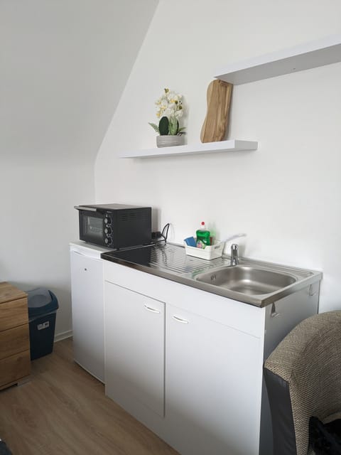 Superior Double Room, Kitchenette | Private kitchenette | Mini-fridge, coffee/tea maker, electric kettle