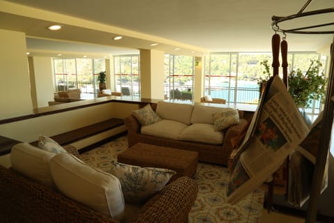 Lobby sitting area