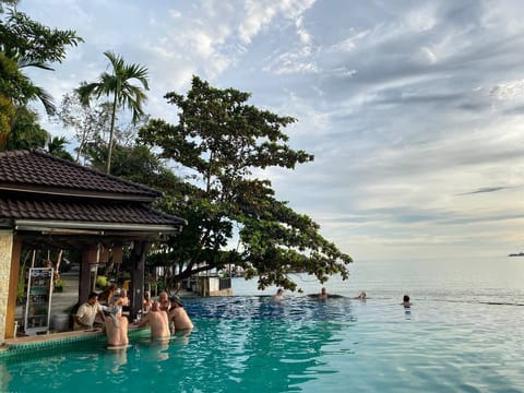 Poolside bar