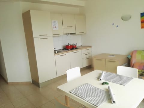 Apartment, 1 Bedroom | Private kitchenette | Fridge, stovetop, cookware/dishes/utensils