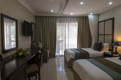 Standard Twin Room - Garden Facing  | Premium bedding, pillowtop beds, minibar, in-room safe