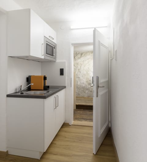 Deluxe Apartment, 1 Bedroom, Non Smoking | Private kitchenette | Fridge, microwave, stovetop, dishwasher