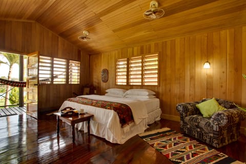 Deluxe Cabin, 1 Bedroom | In-room safe, iron/ironing board, free WiFi, bed sheets