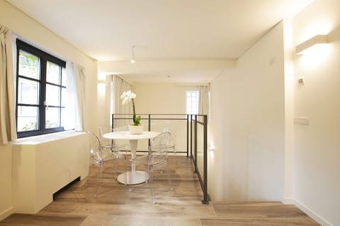 Apartment, Garden View | Premium bedding, minibar, in-room safe, desk