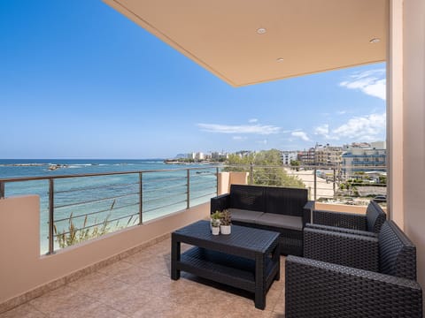 Apartment, Sea View, Beachfront | Terrace/patio
