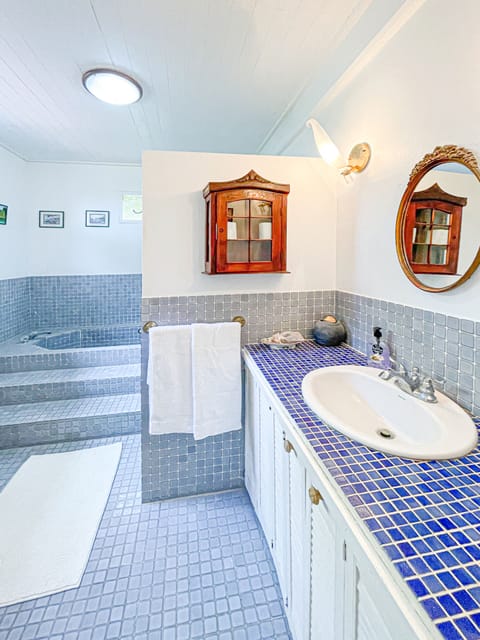 Family Villa, Private Bathroom (with Ocean View) | Bathroom | Free toiletries, hair dryer, towels, toilet paper