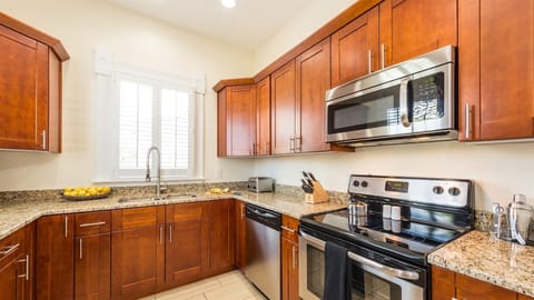 The kitchen is fully equipped...