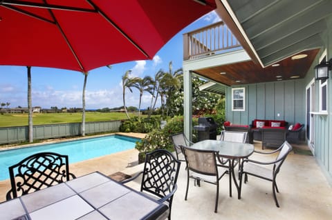 Lanai Area with private pool