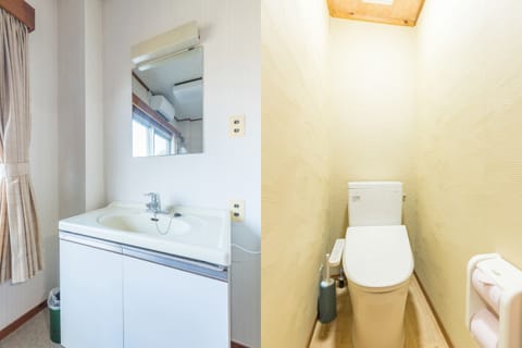 Japanese Room, Non Smoking | Bathroom | Free toiletries, hair dryer, slippers, electronic bidet