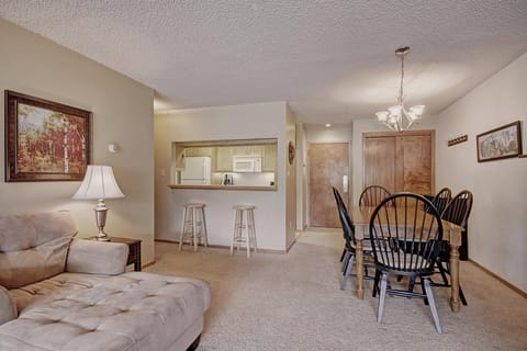 Dining and kitchen area