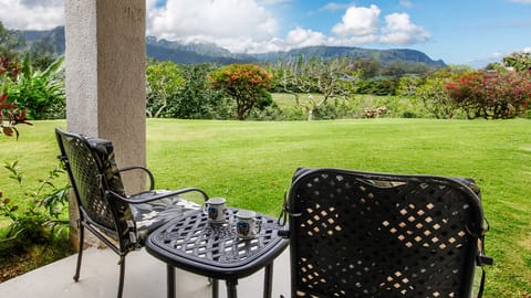 Hanalei Bay Resort #8101 - Ocean & Mountain View Master Bedroom Suite Lanai - Parrish Kauai