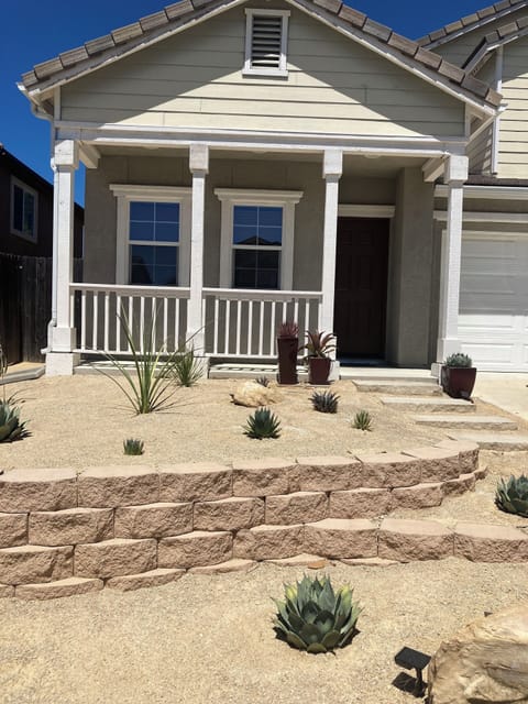 A front view of our home