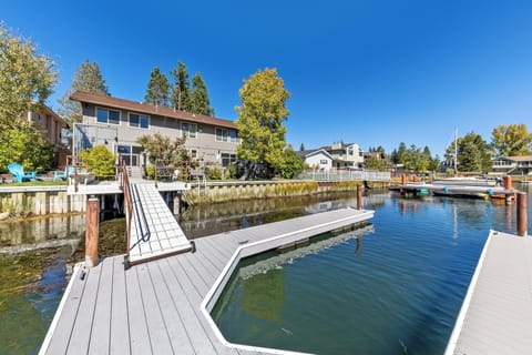 Private boat dock for easy lake access and Tahoe waterfront adventures