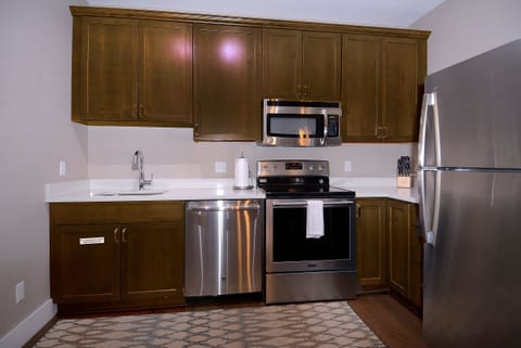 Fully stocked kitchen