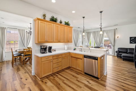 Large Kitchen Space Makes Meal Preparation Easy