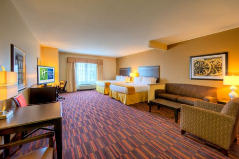 Suite, Multiple Beds | In-room safe, desk, laptop workspace, blackout drapes