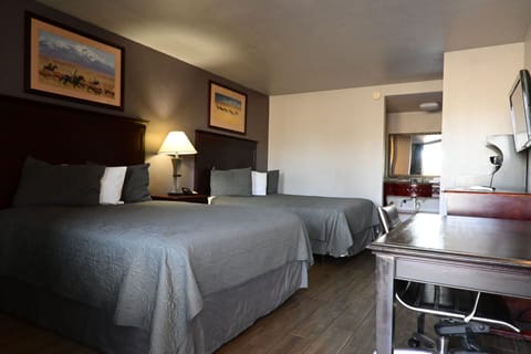 Standard Room, 2 Queen Beds | Blackout drapes, iron/ironing board, free WiFi, bed sheets