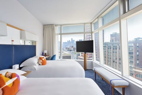 Standard Room, 2 Double Beds | Premium bedding, down comforters, pillowtop beds, minibar