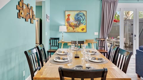 Take you pick... dine indoors or out...