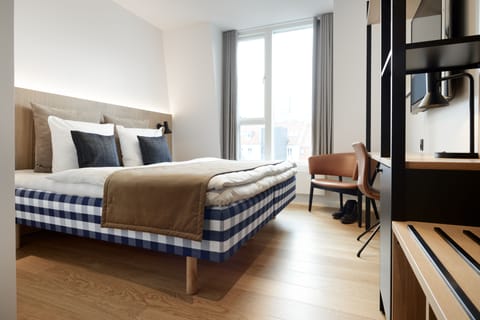 Double Room (Plus High) | Premium bedding, desk, laptop workspace, free WiFi