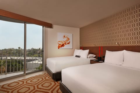 West Coast Double Beds (No Resort Fees) | Premium bedding, pillowtop beds, in-room safe, laptop workspace