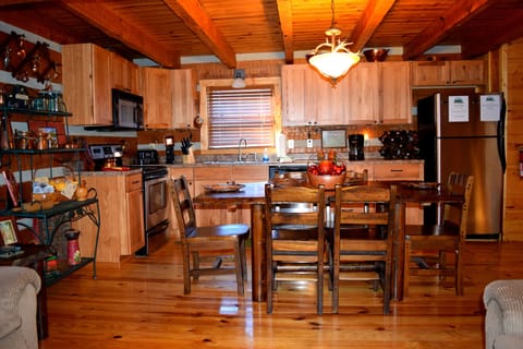 Fully Equipped spacious Kitchen with standard coffee maker