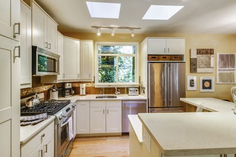 Or straight to the kitchen for a snack.