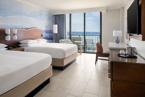 Deluxe Room, Balcony, Oceanfront | Premium bedding, down comforters, minibar, in-room safe