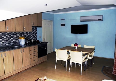 Apartment, 2 Bedrooms | Private kitchenette | Fridge, stovetop, electric kettle, cookware/dishes/utensils