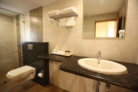 Club Double Room, 1 Double Bed | Bathroom | Shower, free toiletries, towels