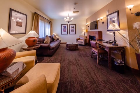 Presidential Suite, 1 King Bed | Living area | Flat-screen TV