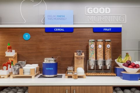 Free daily self-serve breakfast