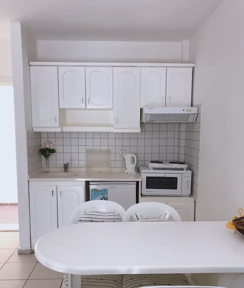 Standard Apartment, 1 Bedroom | Private kitchenette | Fridge, oven, stovetop, electric kettle