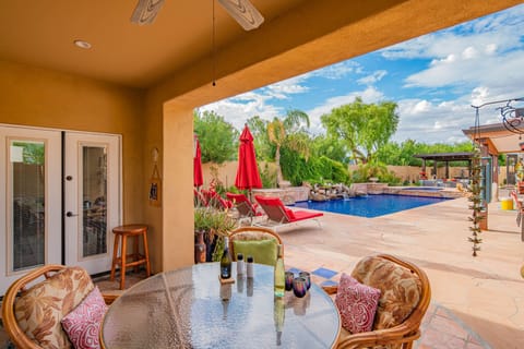 A relaxing view from the Casita’s patio