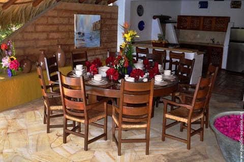 Kitchen and dining area