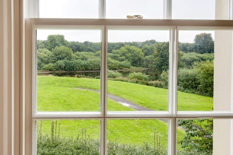 Abbey House - the views of the River Tweed from bedroom one
