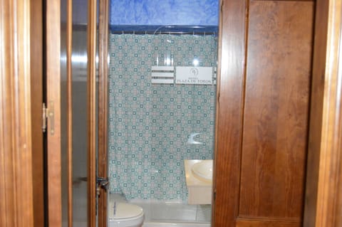 Double Room | Bathroom | Shower, hair dryer, bidet, towels