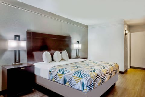 Standard Room, 1 King Bed, Non Smoking | Premium bedding, desk, blackout drapes, free WiFi