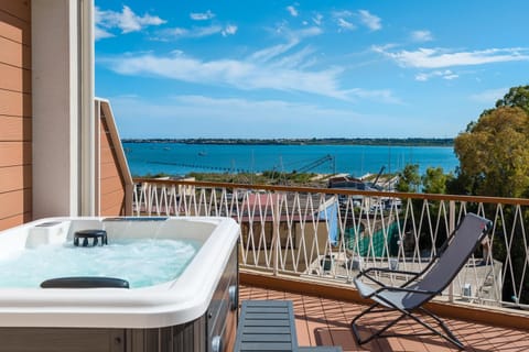 Deluxe Suite, Hot Tub, Sea View | View from room