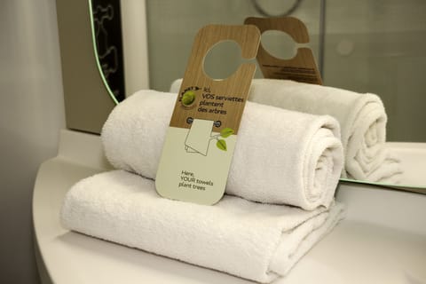 Standard Room, 1 Double Bed | Bathroom amenities | Shower, eco-friendly toiletries, hair dryer, towels