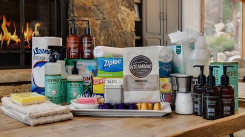 Our homes come stocked with guest essentials.