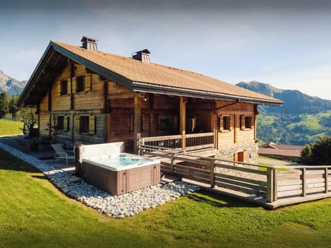 Summer exterior with jacuzzi